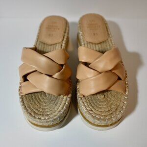 Oasis Society Puffer Platform Espadrilles Sandal